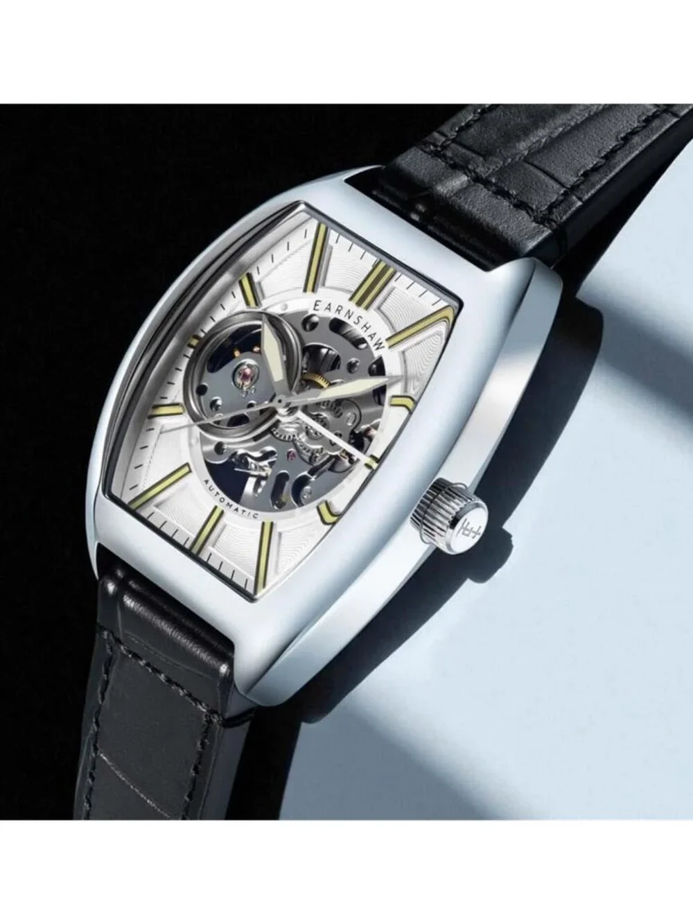 NWT Thomas Earnshaw Beauchamp Automatic Silver Dial Men's Watch